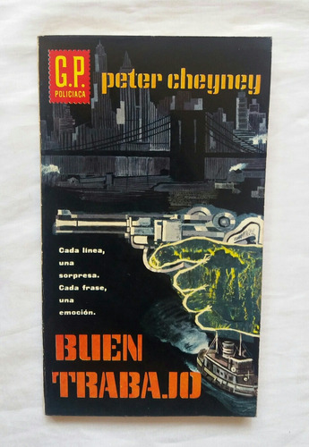 Buen Trabajo Peter Cheyney Novela Policial 1962 Oferta