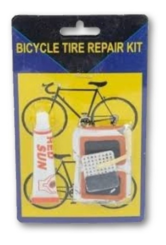 Imagen 4 de 6 de Kit Inflador Herramientas Parches Bici Proo Motoscba