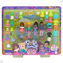 Comprar Boneca Polly Pocket Moditas Aventuras No Rio 53 Peças Hwp23 Mattel