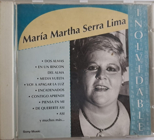 Maria Marta Serra Lima Inolvidable Cd Original Año 1999