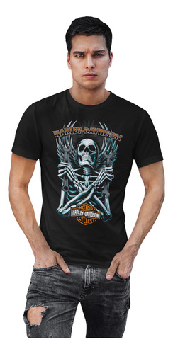 Remera Harley Davidson Varios Modelos - 100% Algodón