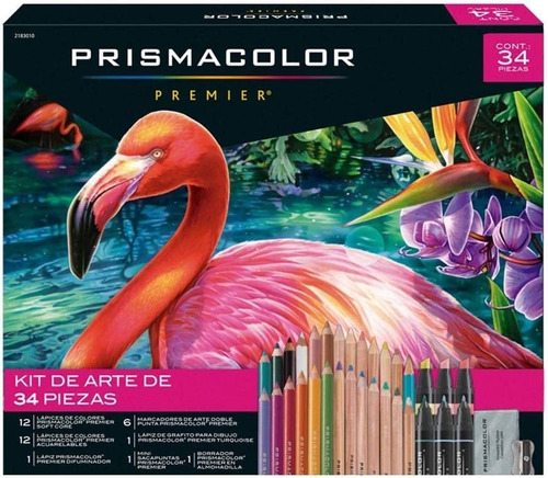 Kit De Arte Prismacolor Premier 34 Piezas