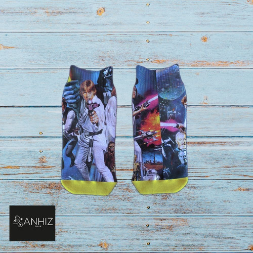 Imagen 4 de 10 de Calcetines Personalizados Divertidos Starwars