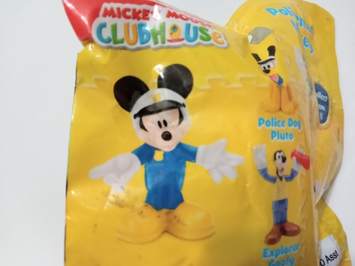 2 Figuras Disney Mickey Mouse Y Goofy 7 Cm Fisher Price Sobr (Usado)