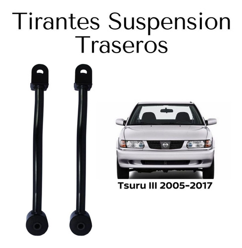 Jgo Barras Tirantes Susp Traseros Tsuru 1997 Sft