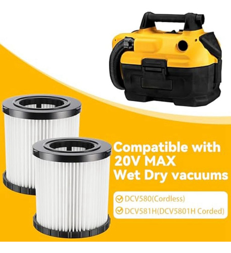 Filtros De Vacío De Secado Húmedo Dcv5801h Dcv5801h Para Asp