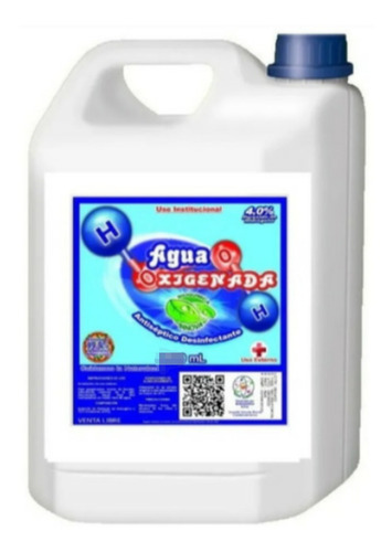 Agua Oxigenada (peróxido) 20 Litros - L - L a $6495