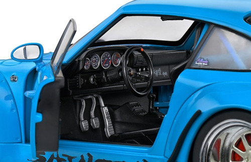 Porsche 911 Type 993 Bodykit Shingen Rwb Escala 1:18 Solido Color Agua