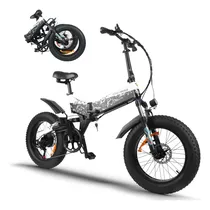 Comprar Honey Whale Bicicleta Electrica S10 Plegable Para Adultos Motor 750w-max Velocidad Máxima 45km\u002Fh Autonomía 45km Batería 12ah Moto Electrico Honeywhale Color Blanco