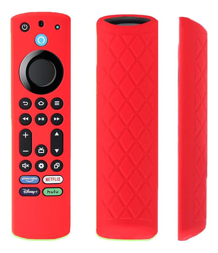 Funda Case Para Amazon Fire Tv Stick 2nd 2023 Control Remoto Rojo