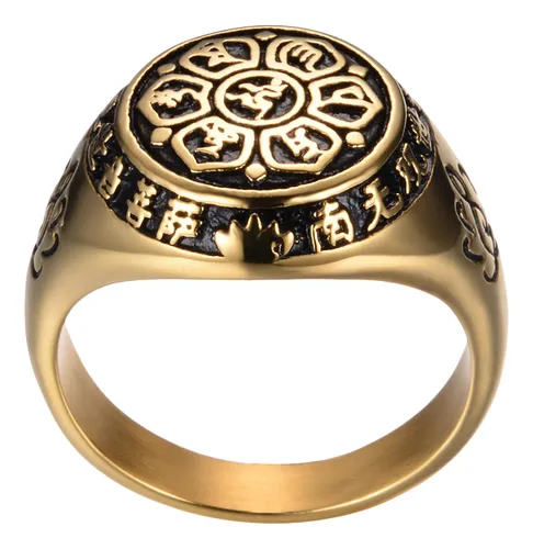 Anillos acero mujer lotus sale