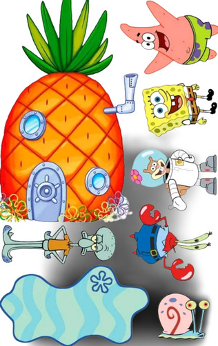 Kit Imprimible Bob Esponja 