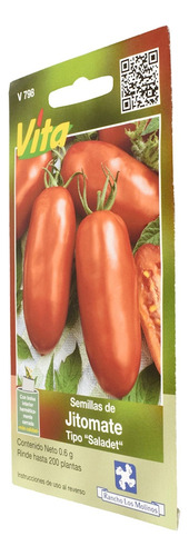 Semillas Jitomate Saladet Vita 0.6g Rojo