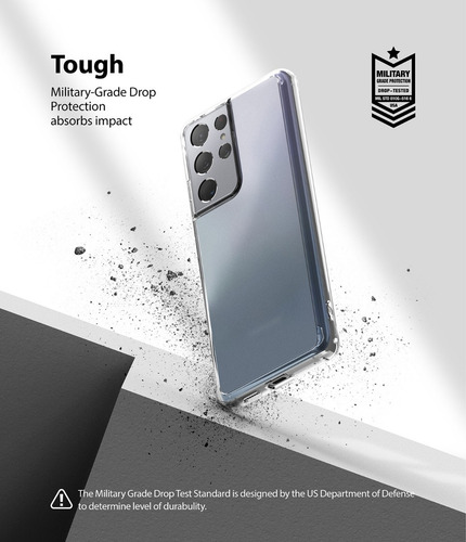 Imagen 6 de 7 de Funda S21 Ultra Ringke Fusion Samsung Galaxy Anti Impacto