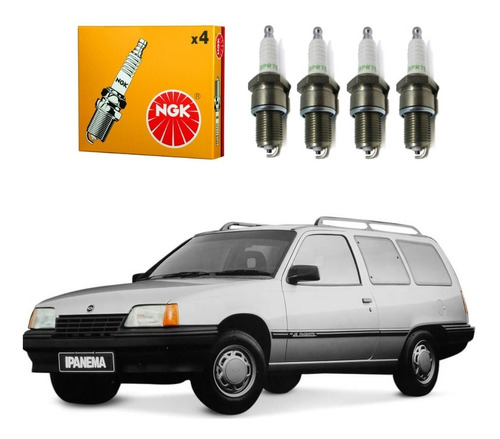 Velas Ignição Ngk Chevrolet Ipanema Álcool 2.0 1997