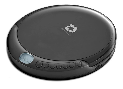Discman Player Deluxe Products Mp3 Auxiliar Portatil Cd Color Negro