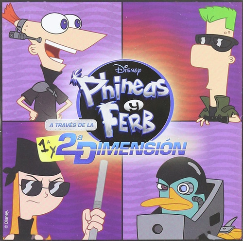 Phineas Y Ferb A Través De La 1a Y 2a Dimensión Cd En St 