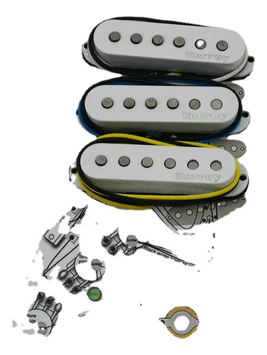 Set De Pastillas Para Guitarra Eléctrica Alnico5, Bobina Úni