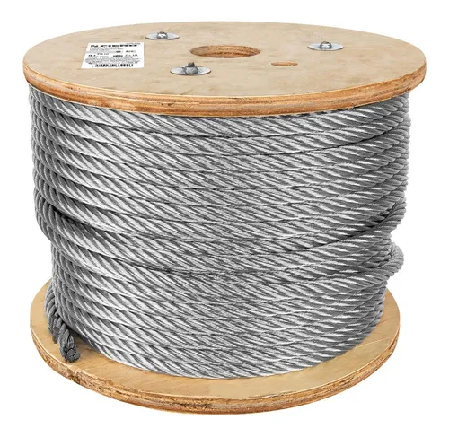 comprar Cable De Acero 1\u002F2' Flexible 7x19 Hilos Carrete 75 M