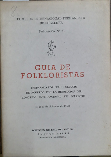 4116 Guia De Folkloristas - N° 2