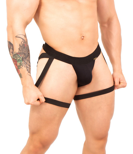 Tanga Para Hombre Suspensorio Jock Strap Argollas