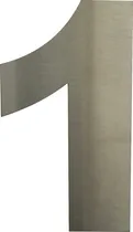 Comprar Numeros Domiciliarios Acero Inoxidable 25cm Esmerilado X 4u