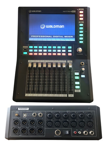 Mesa De Som Digital Waldman Profissional Mixer 20 Canais. 10 Bi