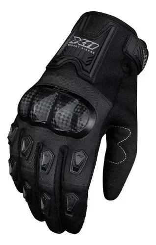 Luva Proteção X11 Blackout 2 Masculina Preta Loja Tamanho GG