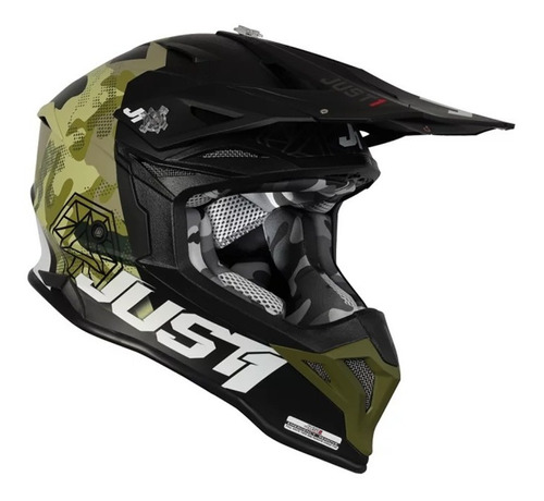 Capacete Just1 J39 Kinetic Camo