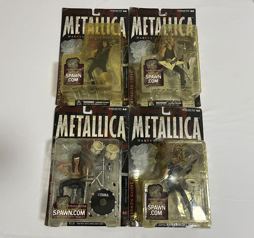 Action Figures Metallica - Mcfarlane (lote Com 4)