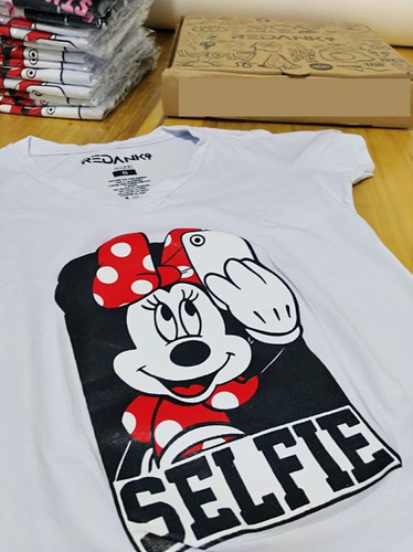 Camiseta Minnie Selfie Niña