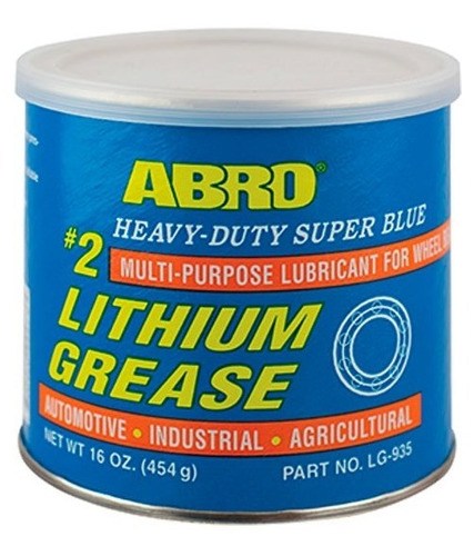 Grasa Super De Litio Azul X 454 Gr. # 2 Marca Abro