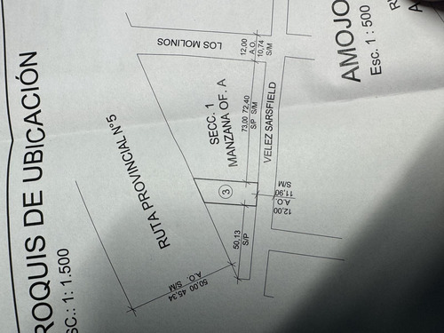 Terreno Venta Frente A Ruta, Anisacate, La Serranita