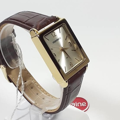 Relógio Masculino Mondaine Dourado 83477lpmvdh1 Couro