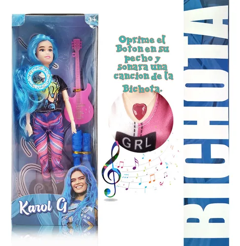 Muñecas Karol G Juguetes Figura Bichota Juguetería