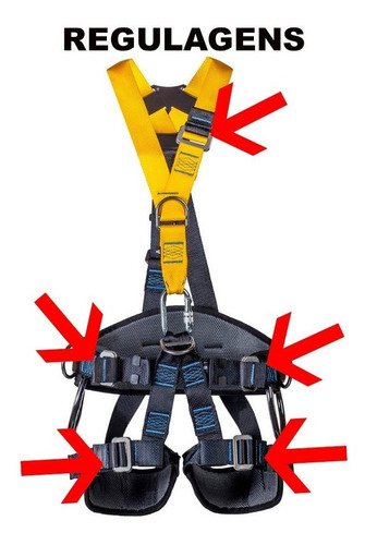 Imagem 3 de 5 de Kit V04 Ascensão Descensão Trabalho Altura Athenas