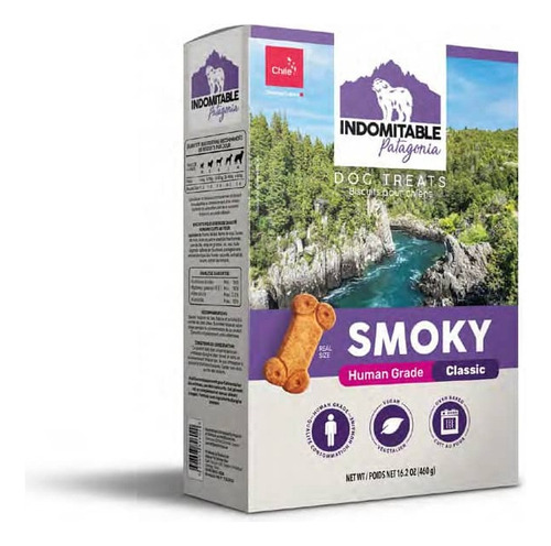 Galleta Perro Indomitable Grain Free (human Grade) Smoky Mp