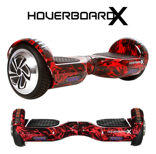 Skate Eletrico 6,5 Red Fire Hoverboardx Speaker Bluetooth