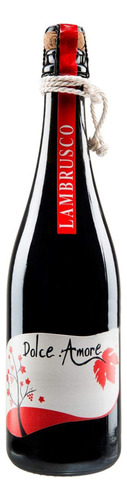 Caja De 6 Vino Tinto Dolce Amore Lambrusco 750 Ml