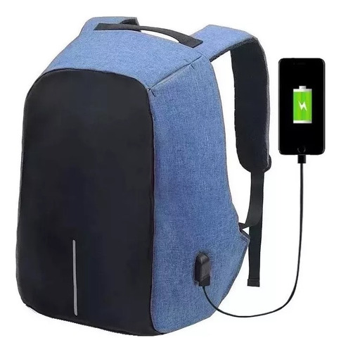 Mochila Urbana Acolchada Bolsillo Calidad Premium - Reforzada - La Mejor Calidad By Happy Buy