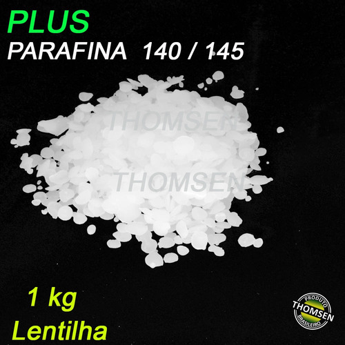 1 Kg - Parafina Plus 140 145 Lentilha P Velas