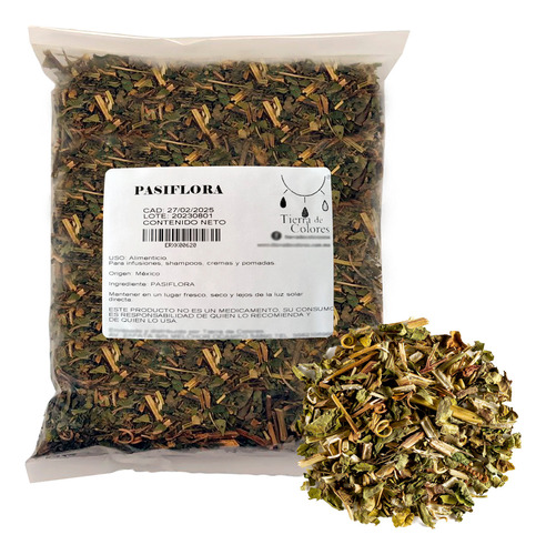 Pasiflora Organica - 1 Kg Especia Alimenticia Para Té