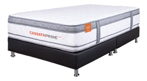 Combo Colchón Doble Cassata Pedic Plus + Base Cama