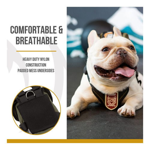 Onetigris Mochila Para Perros, Mochila Duradera Para Perros Verde.