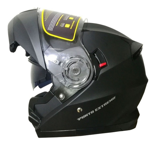 Imagen 1 de 3 de Casco para moto rebatible Punto Extremo XR650 negro mate mate talle L