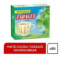 Comprar Mate Cocido Taragüi  50 Saquitos Sin Sobre Pack Por 5 Und.
