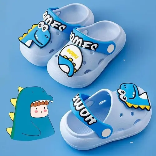 Lindas Sandalias De Dibujos Animados Con Zuecos Antideslizan