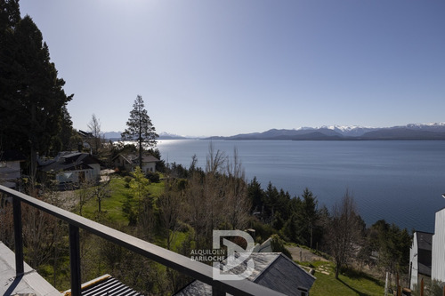 Imagen 4 de 28 de Alquiler Casa En Bariloche. 7 Pax. Vista Al Lago + Cine + Hidromasaje. 202.