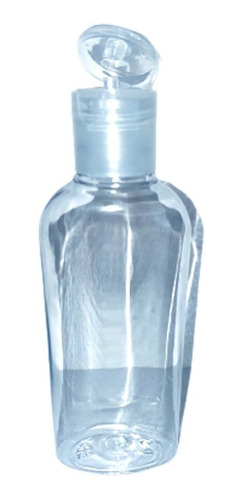 300 Botella Oval Pet Plástico 125ml Tapa Fliptop Para Gel