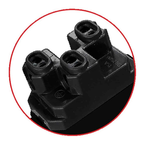 Dado Toma Universal Con Línea Tierra Bm106-blk Opalux